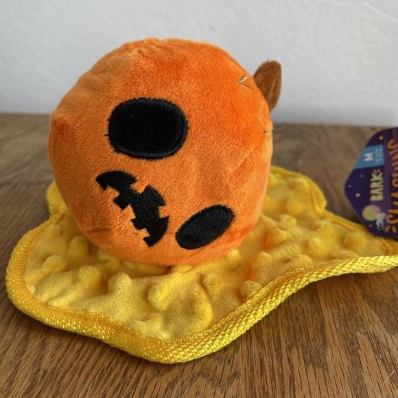 Bark Box Halloween Dog Toy Smashing Pupkin Pumpkin Squeak Crinkle BarkBox Gift - Picture 1 of 9